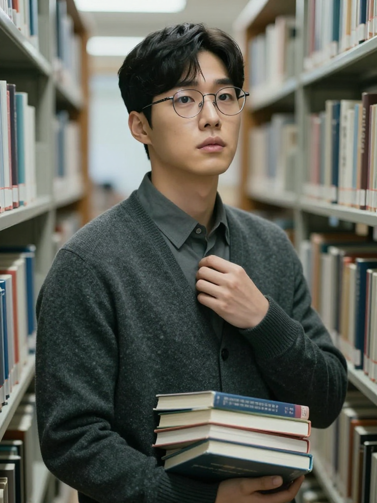 민재현 — 조용한 열람실에서 당신 자리만 알아보는 사람